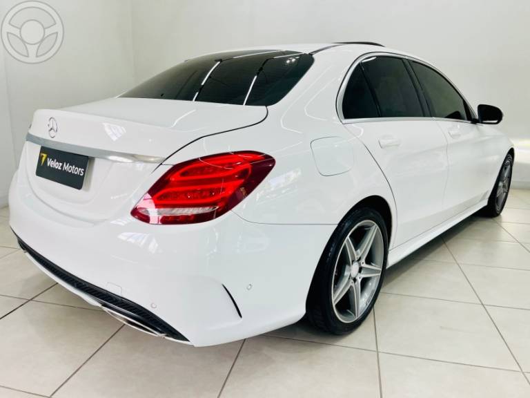 MERCEDES-BENZ - C 250 2.0 CGI SPORT TURBO 16V 4P AUTOMÁTICO - 2016/2016 - BRANCA - R$ 149.990,00