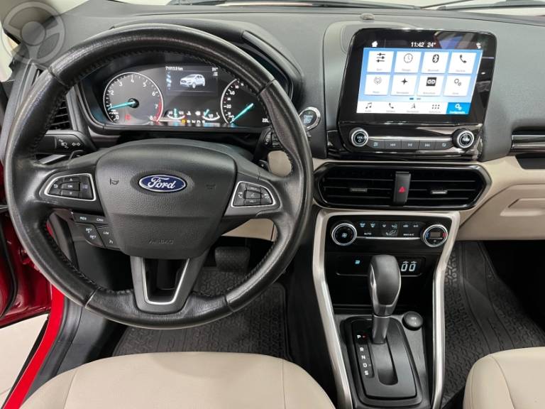 FORD - ECOSPORT 2.0 TITANIUM PLUS 16V FLEX 4P AUTOMÁTICO - 2018/2019 - VERMELHA - R$ 79.990,00