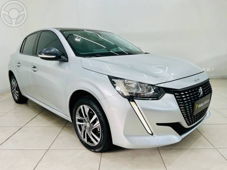 PEUGEOT - 208 1.6 ALLURE 16V FLEX 4P AUTOMÁTICO - 2020/2021 - PRATA - R$ 79.990,00