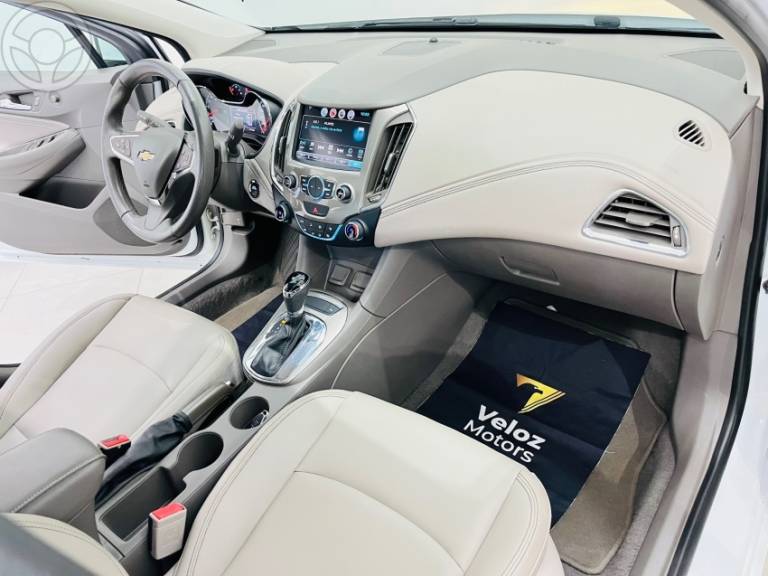 CHEVROLET - CRUZE 1.4 TURBO LTZ 16V FLEX 4P AUTOMÁTICO - 2018/2018 - BRANCA - R$ 92.900,00