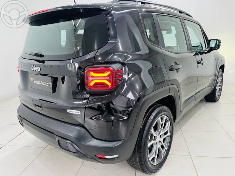 JEEP - RENEGADE 1.3 LONGITUDE T270 TURBO FLEX 4P AUTOMÁTICO - 2022/2023 - PRETA - R$ 114.900,00