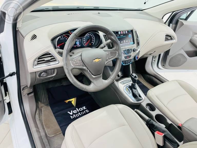 CHEVROLET - CRUZE 1.4 TURBO LTZ 16V FLEX 4P AUTOMÁTICO - 2018/2018 - BRANCA - R$ 92.900,00
