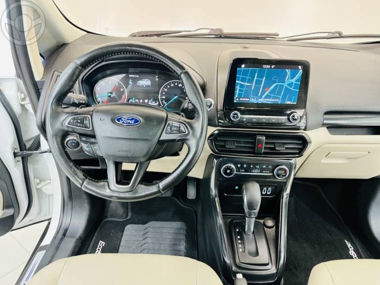 FORD - ECOSPORT 1.5 TITANIUM 16V FLEX 4P AUTOMÁTICO - 2019/2020 - BRANCA - R$ 82.900,00