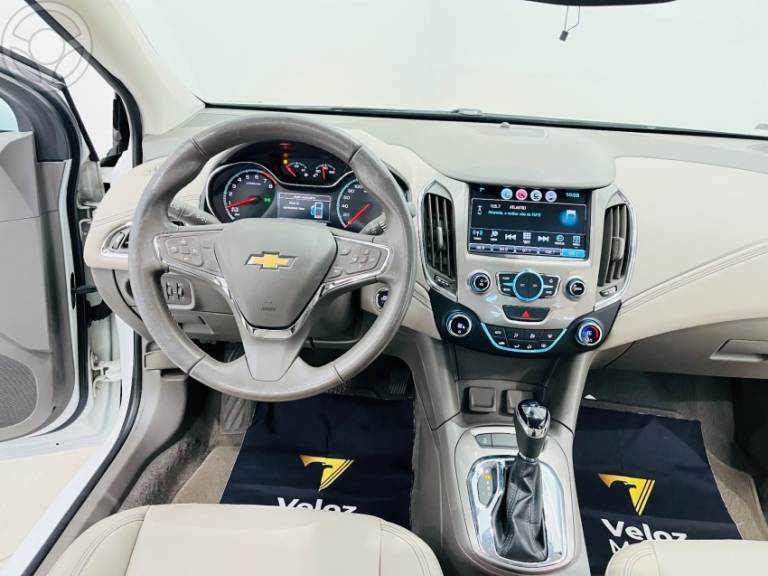 CHEVROLET - CRUZE 1.4 TURBO LTZ 16V FLEX 4P AUTOMÁTICO - 2018/2018 - BRANCA - R$ 92.900,00