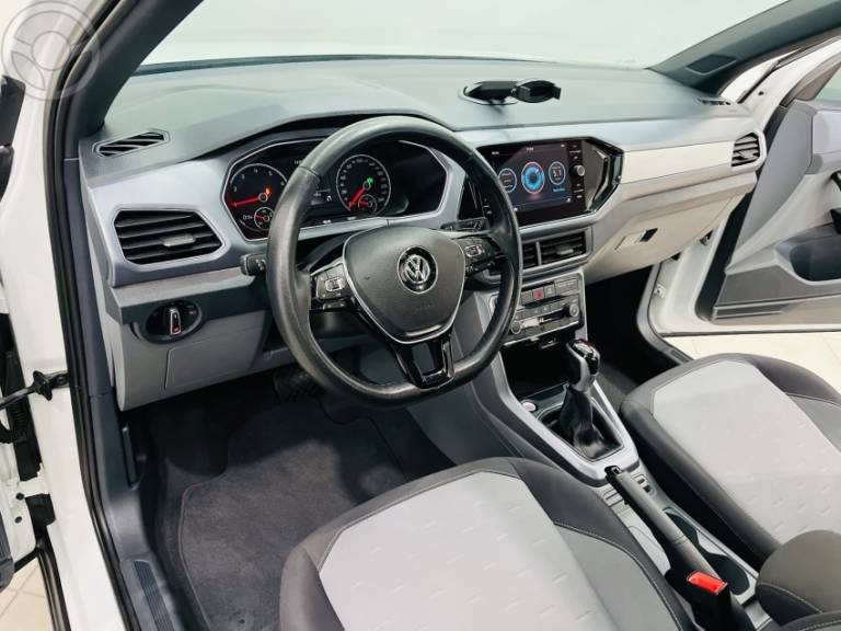 VOLKSWAGEN - T-CROSS 1.0 COMFORTLINE TSI FLEX 4P AUTOMÁTICO - 2019/2020 - BRANCA - R$ 104.990,00