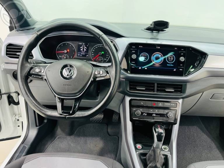 VOLKSWAGEN - T-CROSS 1.0 COMFORTLINE TSI FLEX 4P AUTOMÁTICO - 2019/2020 - BRANCA - R$ 104.990,00