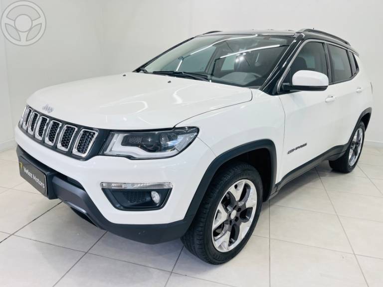 JEEP - COMPASS 2.0 16V DIESEL LONGITUDE 4X4 AUTOMÁTICO - 2018/2019 - BRANCA - R$ 124.990,00