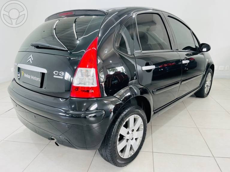 CITROËN - C3 1.6 EXCLUSIVE 16V FLEX 4P AUTOMÁTICO - 2011/2012 - PRETA - R$ 39.900,00