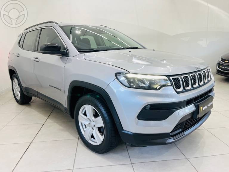 JEEP - COMPASS 1.3 SPORT T270 16V TURBO FLEX 4P AUTOMÁTICO - 2021/2022 - PRETA - R$ 112.990,00