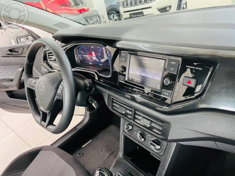 VOLKSWAGEN - VIRTUS 1.0 TSI SENSE 4P MANUAL - 2023/2024 - BRANCA - R$ 94.990,00