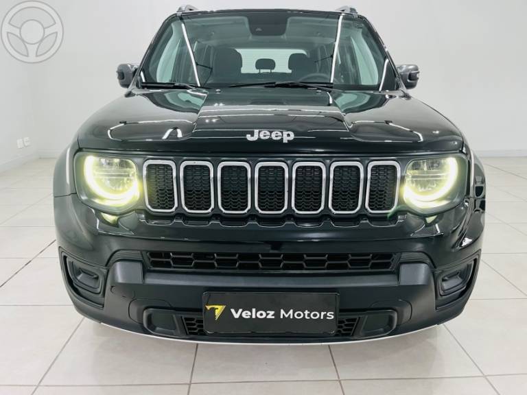 JEEP - RENEGADE 1.3 LONGITUDE T270 TURBO FLEX 4P AUTOMÁTICO - 2022/2023 - PRETA - R$ 114.900,00