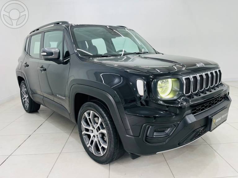 JEEP - RENEGADE 1.3 LONGITUDE T270 TURBO FLEX 4P AUTOMÁTICO - 2022/2023 - PRETA - R$ 114.900,00