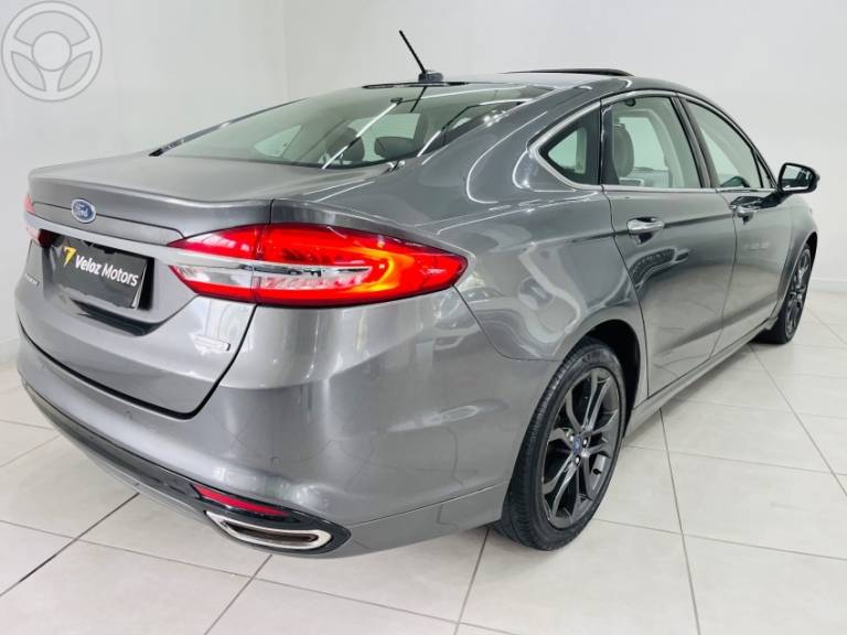 FORD - FUSION 2.0 SEL 16V ECOBOOST 4P AUTOMÁTICO - 2018/2018 - CINZA - R$ 97.990,00