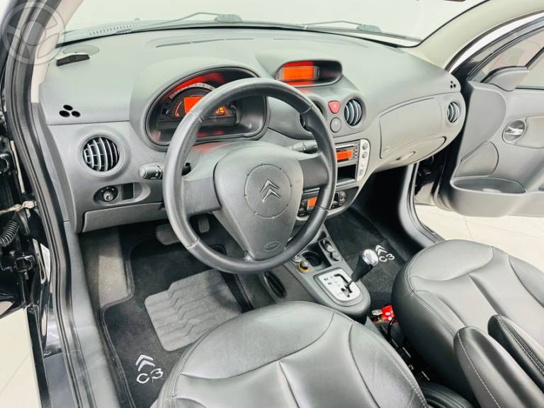 CITROËN - C3 1.6 EXCLUSIVE 16V FLEX 4P AUTOMÁTICO - 2011/2012 - PRETA - R$ 39.900,00