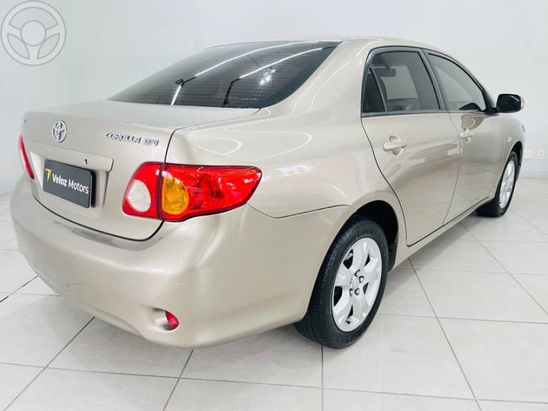 TOYOTA - COROLLA 1.8 XEI 16V FLEX 4P AUTOMÁTICO - 2009/2009 - BEGE - R$ 58.990,00