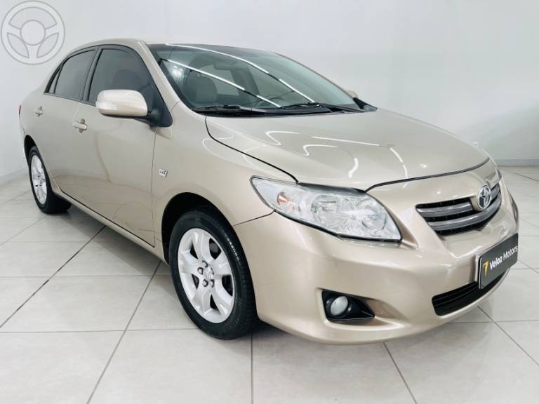 TOYOTA - COROLLA 1.8 XEI 16V FLEX 4P AUTOMÁTICO - 2009/2009 - BEGE - R$ 58.990,00