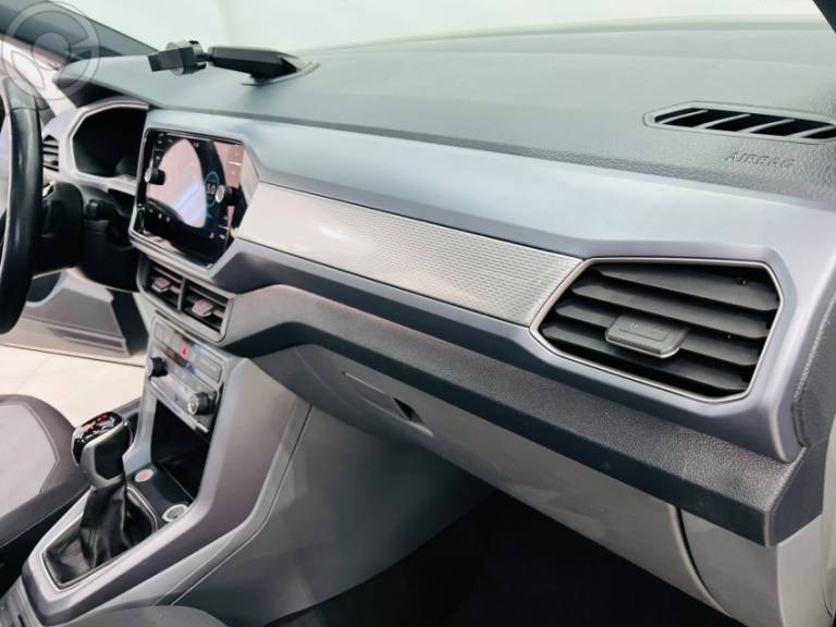 VOLKSWAGEN - T-CROSS 1.0 COMFORTLINE TSI FLEX 4P AUTOMÁTICO - 2019/2020 - BRANCA - R$ 104.990,00