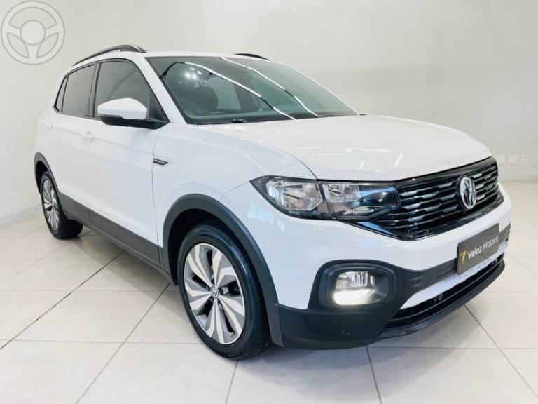 VOLKSWAGEN - T-CROSS 1.0 COMFORTLINE TSI FLEX 4P AUTOMÁTICO - 2019/2020 - BRANCA - R$ 104.990,00