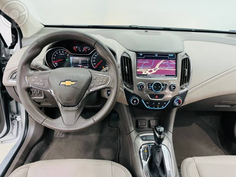 CHEVROLET - CRUZE 1.4 TURBO LTZ 16V FLEX 4P AUTOMÁTICO - 2016/2017 - PRATA - R$ 87.500,00