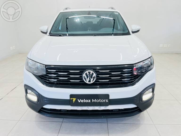 VOLKSWAGEN - T-CROSS 1.0 COMFORTLINE TSI FLEX 4P AUTOMÁTICO - 2019/2020 - BRANCA - R$ 104.990,00