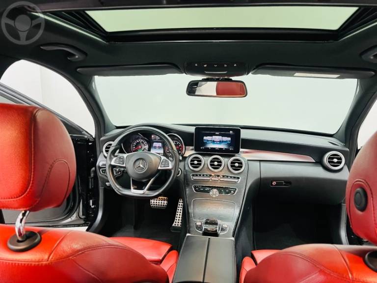 MERCEDES-BENZ - C 250 2.0 CGI SPORT TURBO 16V 4P AUTOMÁTICO - 2015/2016 - PRETA - R$ 153.990,00