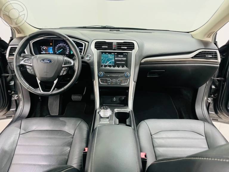 FORD - FUSION 2.0 SEL 16V ECOBOOST 4P AUTOMÁTICO - 2018/2018 - CINZA - R$ 97.990,00