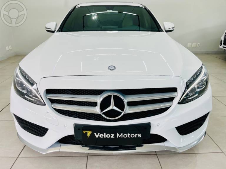 MERCEDES-BENZ - C 250 2.0 CGI SPORT TURBO 16V 4P AUTOMÁTICO - 2016/2016 - BRANCA - R$ 149.990,00
